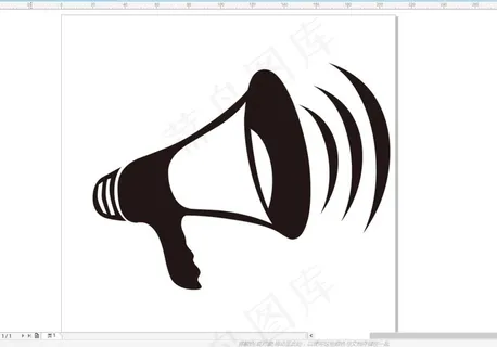 喇叭扩音器图片