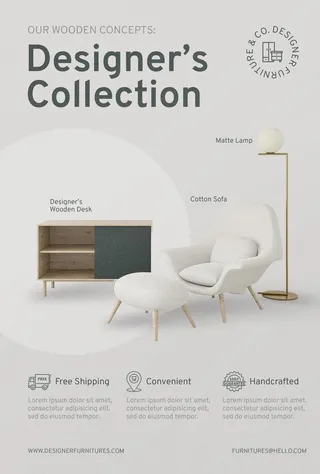 家具商业海报广告海报图片