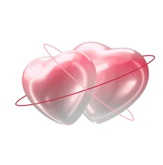 透明背景爱心素材图片