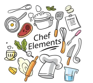 卡通 餐具 勺子 叉子 餐刀 图片