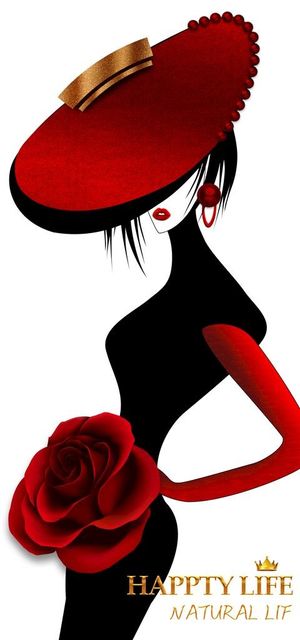 抽象现代轻奢美女玄关图片