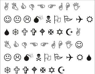 手势表情图标图片