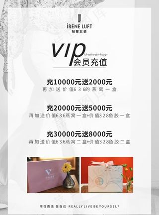 轻奢女装海报图片