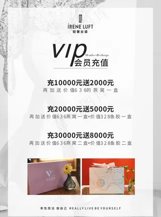 轻奢女装海报图片