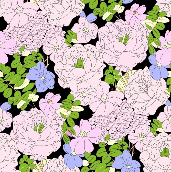 手绘花图片(2865x2970)