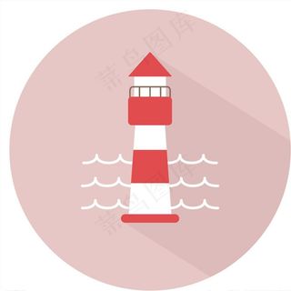 灯塔矢量素材图片
