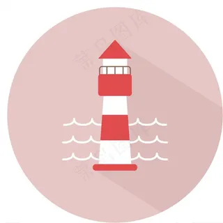 灯塔矢量素材图片