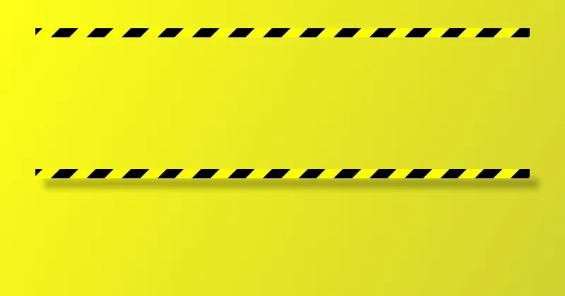 警戒线图片(9600x480)psd模版下载