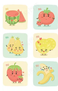 卡通水果图片