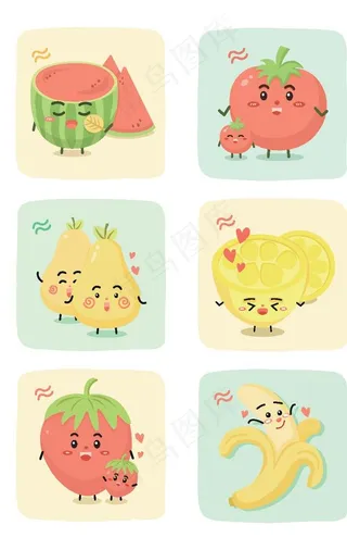 卡通水果图片