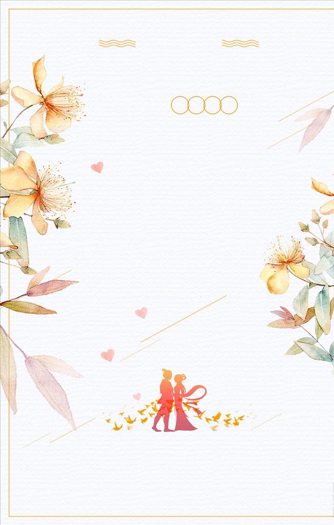 浪漫背景图片(3200x5200)psd模版下载
