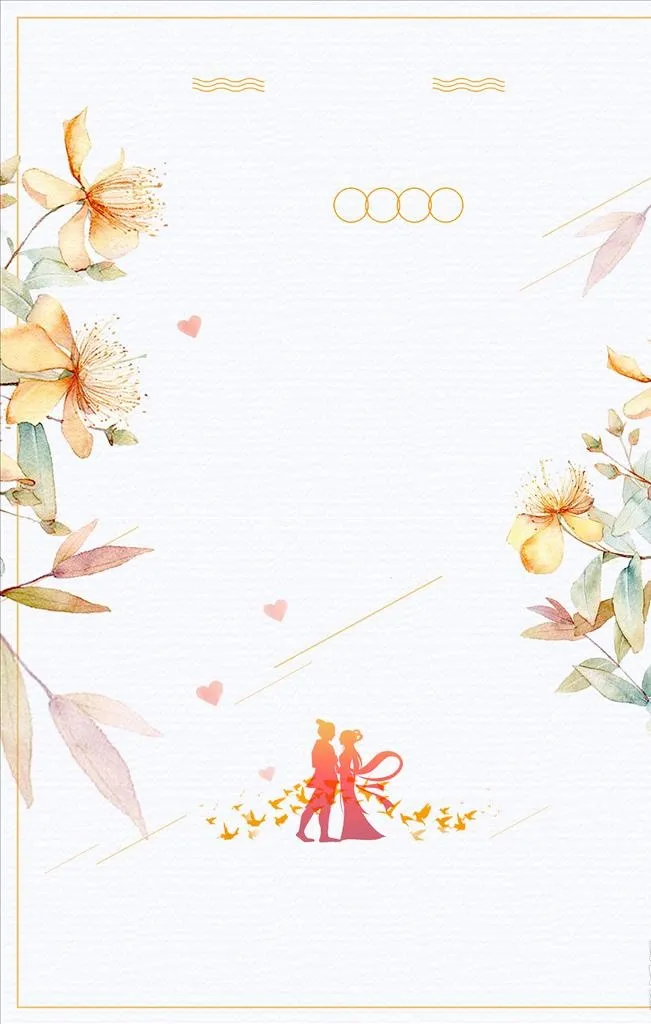 浪漫背景图片(3200x5200)psd模版下载