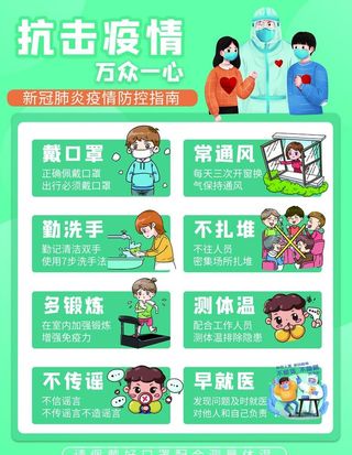 新冠疫情防控指南图片