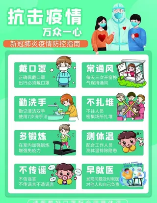 新冠疫情防控指南图片