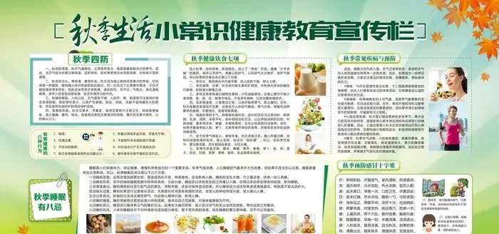 健康教育宣传栏图片cdr矢量模版下载