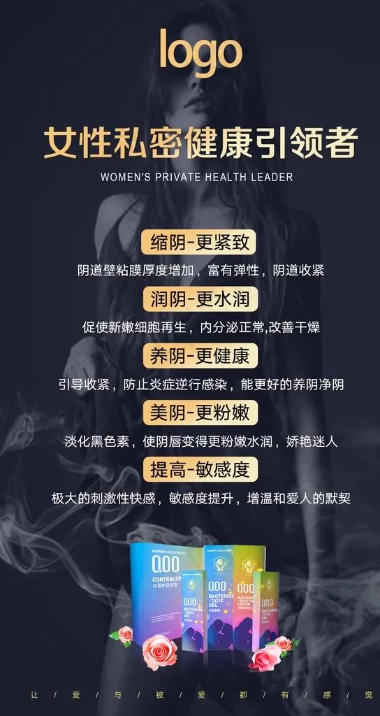 私密护理图片psd模版下载