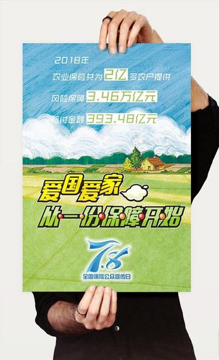 全国保险公众宣传日海报图片