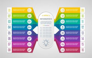 信息图表步骤模板图片