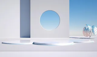 莫兰迪 c4d场景 质感空间图片