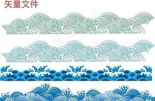 浪花边框图片