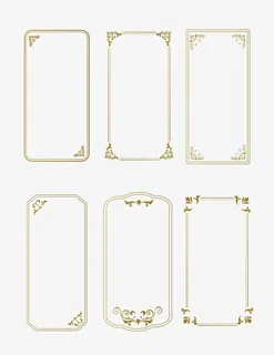 欧式边框标题框图片
