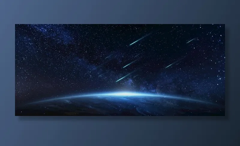 星空图片(1920x900)psd模版下载