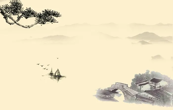 小桥流水图片