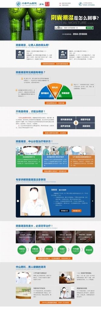 阴囊潮湿pc专题图片(1400x5000)psd模版下载