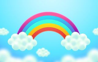 彩虹背景 图片