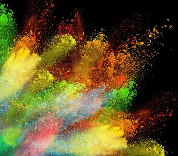 彩色粉尘烟雾         图片