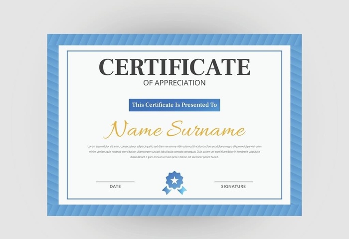 证书模板  图片