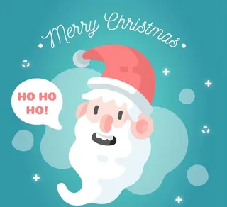 圣诞老人头像图片