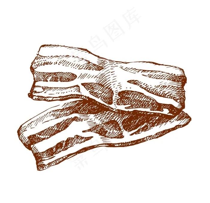 肉图片ai矢量模版下载