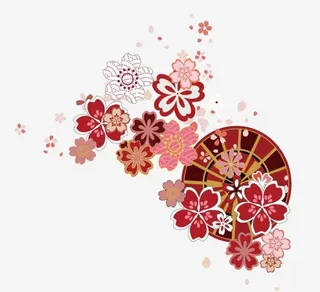 樱花手绘设计图片