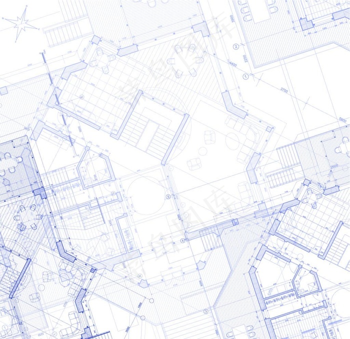 建筑蓝图图片