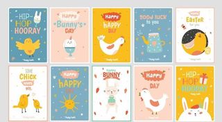 卡通卡片贺卡素材图片