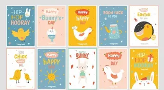 卡通卡片贺卡素材图片