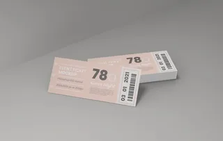 优惠券样机图片