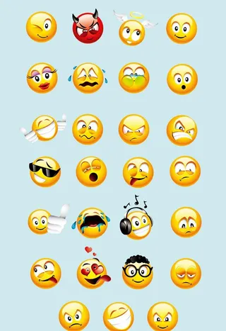 AI矢量卡通表情包表情图片