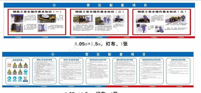 钢筋棚操作规程制度图片cdr矢量模版下载