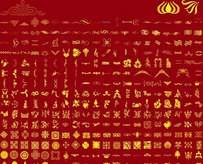 金色花边角边图片(9665X8090(DPI:400))psd模版下载