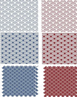 复古水纹波浪底纹背景图片