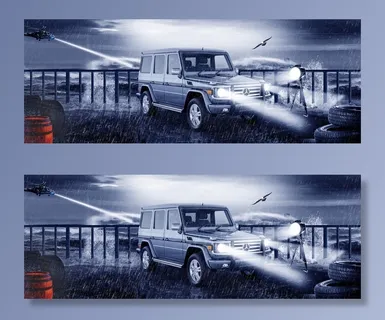 海边的汽车图片