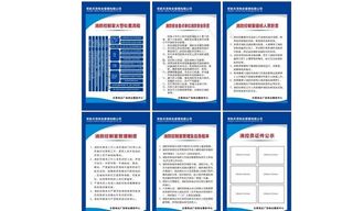 消控室管理制度展板图片
