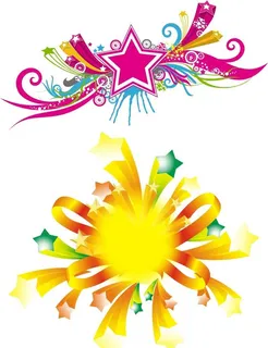 星型喜庆元素图片
