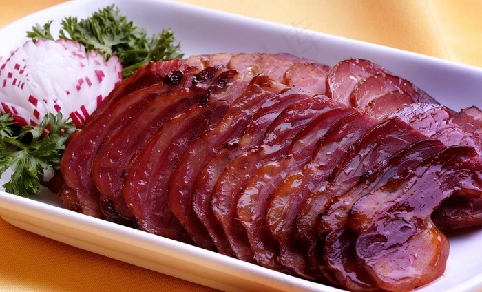 古道熏马肉图片