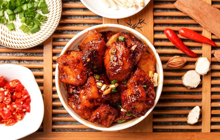 炸土豆 图片