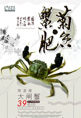 螃蟹海报图片