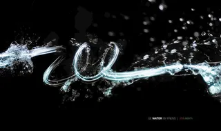 3D建模飞溅的水素材图片