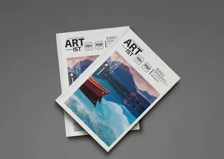 高档画册样机图片